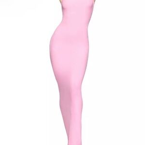 SKIMS Cotton Candy Ribbed Lounge Slip Dress